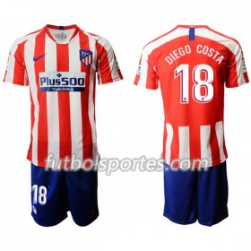Camisetas Niños Atlético Madrid DIEGO COSTA 18 Primera Equipacion 2019/2020
